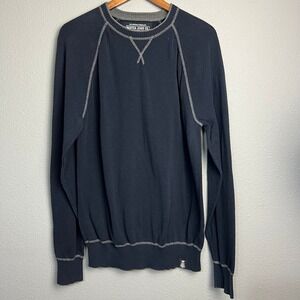 Nautica Jeans Co. Cotton Sweater Y2K Crew Neck Long‎ Sleeve Casual Mens Size L